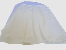 JUPE MI LONGUE EVASEE BLANCHE UN JOUR AILLEURS VINTAGE ANNEES 1980  taille 44