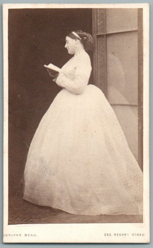 Cdv 1865 femme lecture - 1865,