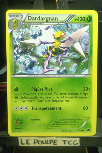 Carte pokemon dardargnan 116 - pokemon,