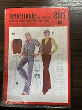 ANCIEN PATRON BURDA 8111 ROBE DE CHAMBRE JUPE TAILLEUR CHEMISIER PANTALON