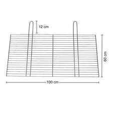 Barbecue 100x60 CM Grille de