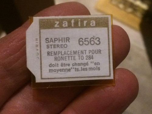 Saphir stéréo zafira - ,