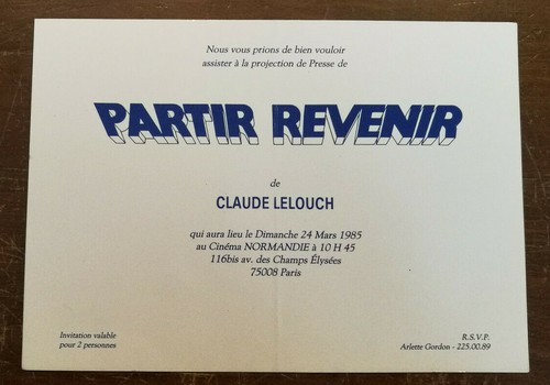 Cinema carton invitation - carton, d'invitation