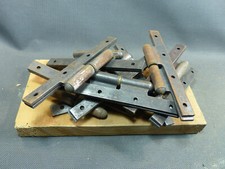 Lot 4 gonds de fenêtre volet neufs charnière ancien stock de quincaillerie acier