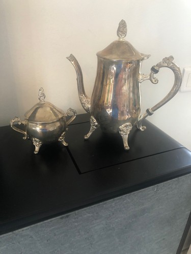 Théière sucrier métal - thÉiÈre,