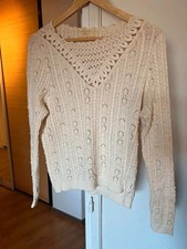 Sézane - Pull col V (beige)