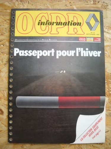 Information ocpr renault 1980 - information,