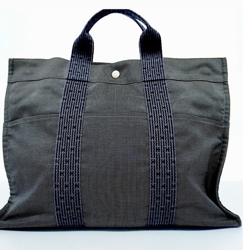 Hermes fourre tout black - fourre, black/gray