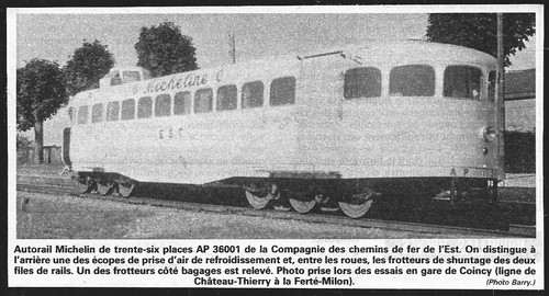 1977 autorail micheline - ,