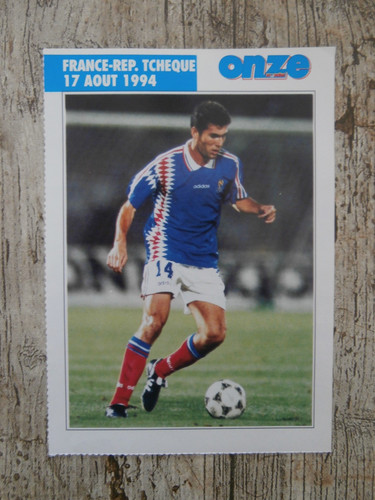 Carte foot onze zinedine - foot,
