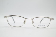 Lunettes Vintage MUGEN M-13 Titan Argent Ovales Monture NOS