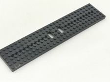 LEGO TRAIN 7740 PLAQUE NOIRE 6X28 DE MOTRICE OU VOITURE VOYAGEURS