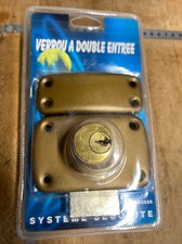 N.1 VERROU DE SURETE CITY 40MM DOUBLE ENTREE AVEC 3 CLES Réf 92850