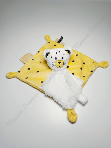 Doudou léopard tigre fourrure - léopard/tigre,