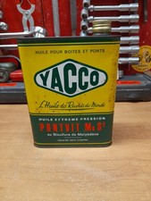 ancien bidon huile vide yacco