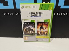 Halo reach et fable 3 double pack XBOX 360 PAL FR complet