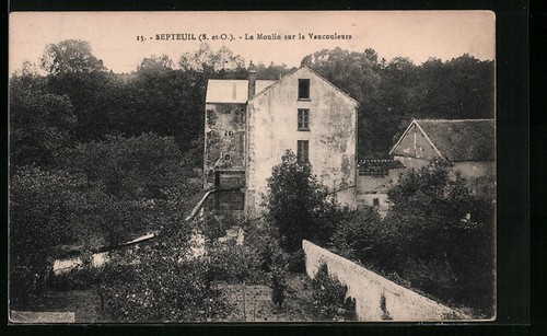 Cpa septeuil moulin - cpa, septeuil,