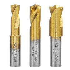 Lot de 3 Forets à Souder par Point, Fraise à Dépointer HSS CO Outil de Forage de