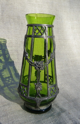 Vase verre entourage en - verre, À