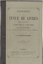 Principes de TENUE DE LIVRES -
