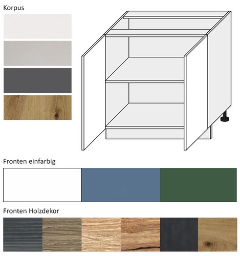 Meuble bas cuisine - meuble, silver
