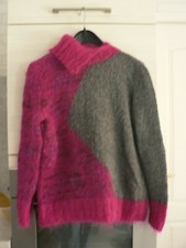 PULL FEMME MOHAIR TRICOTE MAIN