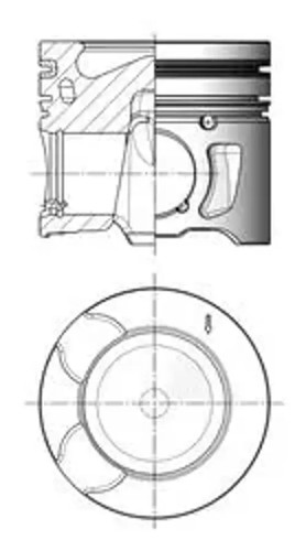 Piston moteur 41251610 - piston,