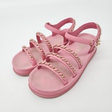 CHANEL Sandales à chaîne