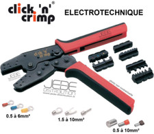 Pince à sertir click'n'crimp ELECTROTECHNIQUE - CIMCO 106000