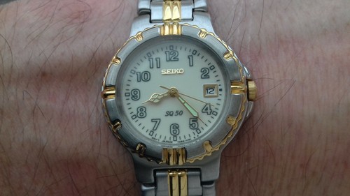 Seiko bicolor sxe444p1 - 50,
