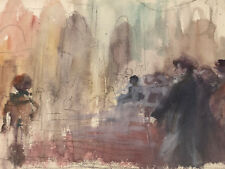 Raoul ARUS 1848-1921 Etude Dessin Fond Atelier Peinture Antique French Painting 