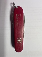 COUTEAU  SUISSE 90 mm VICTORINOX OFFICIER  SWISS ARMY -8 fonctions - PUB IBM