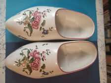 Paire de Sabots en porcelaine "Vieux Saint-Amand 1713" - Vintage