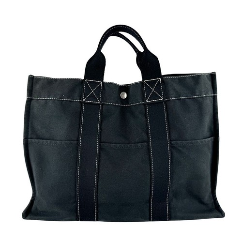 Auth hermes sac main toile - à,