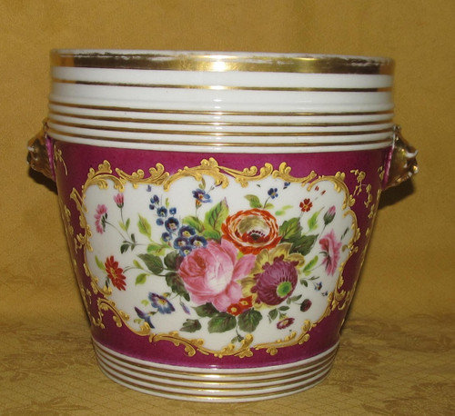 Cache pot porcelaine vieux - cache,
