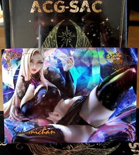 Ahri League of Legends CARTE ACG SAC -048 Goddess Sakimichan Anime Waifu Holo