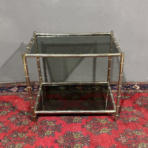 Table basse faux bambou - table,