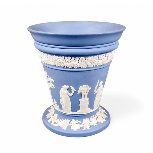 Wedgwood bleu pot fleur - wedgwood,