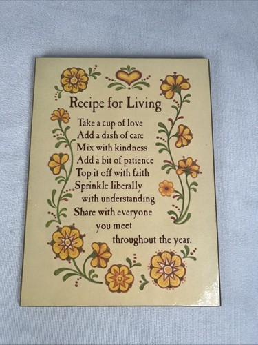 Recipe for living mid - for, century