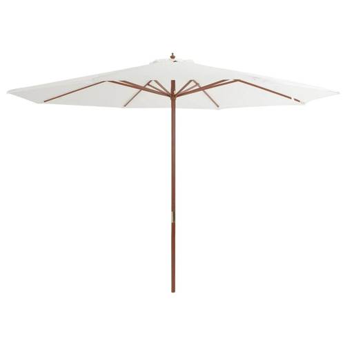Parasol avec mât bois 350 - avec, en