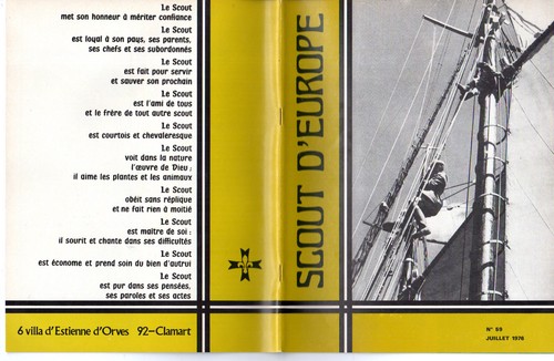 Revue scout europe de - scout, d'europe