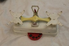 jouet épicerie collection 1960 balance poids métal ancien vintage