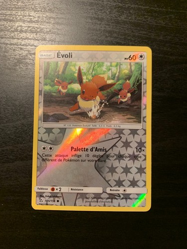 Carte pokémon reverse evoli - carte,
