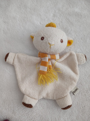Peluche doudou plat mouton - plat,
