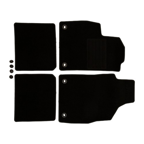 Tapis sol pièces noir - tapis,
