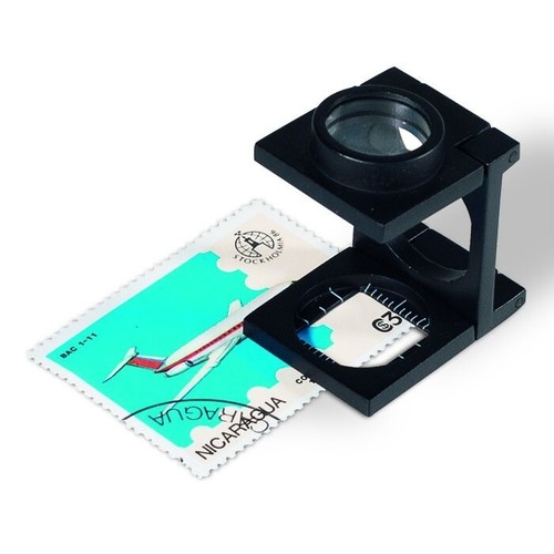 Loupe compte fil x10 noire - loupe,