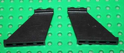 Lego black tail 4x1x3 - black,