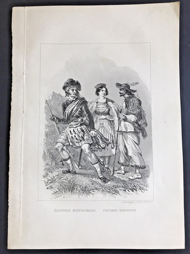 Gravure xix signée - gravure, è