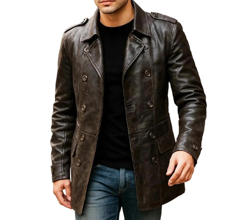 Trench coat homme marron - trench-coat,