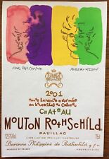 Étiquette  Mouton Rothschild 2001 - 75 cl.